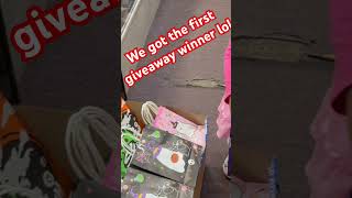 CONGRATS TO THE FIRST GIVEAWAY WINNER 102924 [upl. by Myranda]