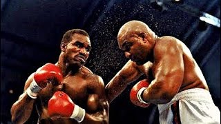 Evander Holyfield vs George Foreman Highlights The Battle of the Ages [upl. by Borrell]