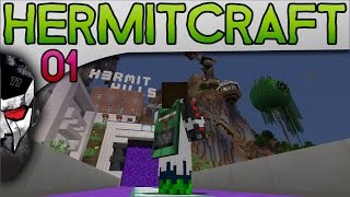 Hermitcraft Minecraft  Humble Beginnings  E01  Docm77 [upl. by Thenna]