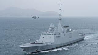 DCNS Delivers FREMM Frigate Languedoc to the French Navy [upl. by Tansey]