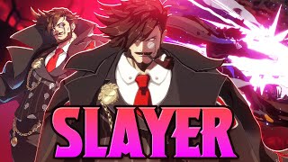 HE LOOKS CRAZY Infer Reacts Guilty Gear Strive Slayer REVEAL [upl. by Yrred]