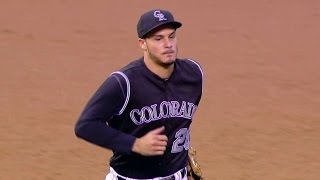 LADCOL Arenado starts a tough double play in 3rd [upl. by Juni]