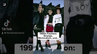 1990s Fashion Grunge Minimalism and the Supermodel Era Hit Like amp Subscribe ❤️ [upl. by Sosna]