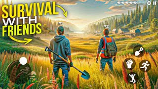 ⛏25 Best Multiplayer Survival Games for ANDROID amp IOS 2024  ONLINE SURVIVAL Games With FRIENDS [upl. by Eirok]