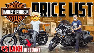 Huge DISCOUNTS on 2022 Harley Davidson Bikes Price List 🏍️ Ft HD Nightster sportster [upl. by Samala]