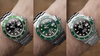 Which Rolex Submariner is best Kermit or Hulk [upl. by Najed272]