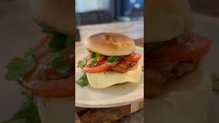 Easy Egg and Bacon Breakfast Sandwich breakfast sandwiches recipe [upl. by Cirred]