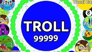 Agario  TROLLING GONE WRONG INTENSE SOLO AGARIO GAMEPLAY [upl. by Adalbert]