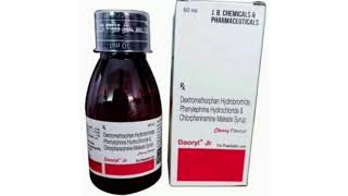 Daoryl Jr Syrup Dextromethophan Hydrobonde Phenylephrine Hydrochloride amp Chiopheniramine Maleate [upl. by Seibold]