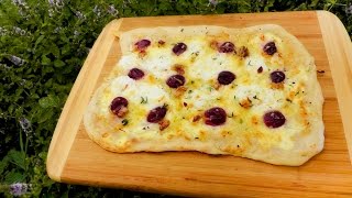 So macht man Flammkuchen Rezept vegetarisch  Der Bio Koch 664 [upl. by Novah]