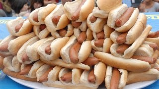 19 JUMBO Hot Dogs in 8 Minutes  Furious Pete [upl. by Lemuelah834]