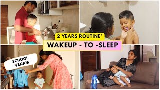 தமிழில் Our Toddler’s Food  Sleep  School  Play  Everyday Routine  Realistic MorningNight🌙 [upl. by Annehcu]