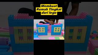 Membuat RUMAH TINGKAT dari lego  rumah dua lantai dari lego [upl. by Yramesor302]