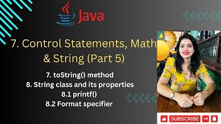 Lec 7Part 5  toString Method  String Class  Properties of String Class explained with example [upl. by Dailey]