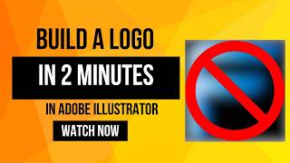 How to Make a Gradient Logo in Adobe Illustrator In Under 2 Minutes [upl. by Yesac]