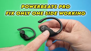 How to Fix PowerBeats Pro If Only One Side is Working [upl. by Zebada738]