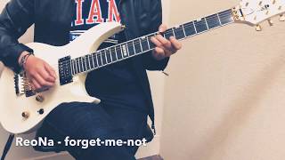 ReoNa  forgetmenot  Full Sword Art Online Alicization ED2 guitar cover [upl. by Elstan]