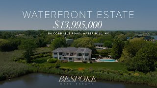 OLD  13995000 Exceptional Waterfront Estate on Mecox Bay [upl. by Buchheim]