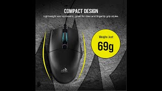 Corsair Katar pro Wired gaming mouse UnboxingReview [upl. by Eneres]