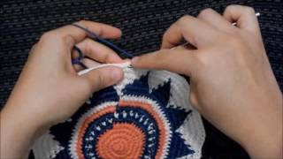 How to Crochet a WayuuStyle Base  Part 3 [upl. by Yssis287]