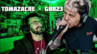 TOMAZACRE × GBB23 WILDCARD × REACTION 🔥👀 [upl. by Akselaw608]