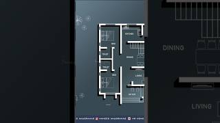 House plan 🏡959 sqft home keralahomeplan homedesign [upl. by Marylynne]