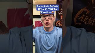 Boise State Defeats UNLV 217 NCAA Reaction 🏈 [upl. by Sewel576]