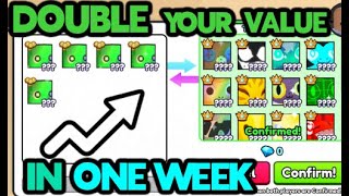 How to DOUBLE your value FAST Pet Simulator 99 [upl. by Raseta]