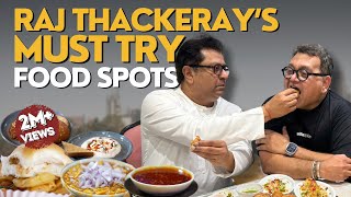 Exploring Raj Thackeray’s Favorite Food Spots in Mumbai  Misal Pav  Bhajji Pav  Kunal Vijayakar [upl. by Kassie]