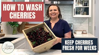 How to Keep Cherries Fresh for Weeks 🍒 [upl. by Cassiani]