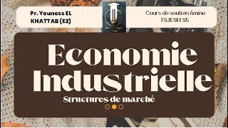 Economie Industrielle S5 Séance N°5 DUOPOLE de COURNOT et STACKELBERG Pr Youness EL KHATTAB E2 [upl. by Elyrrad]