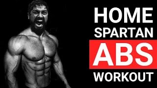 8 Minute Abs Home Workout Spartan Series EP06 [upl. by Suirred]