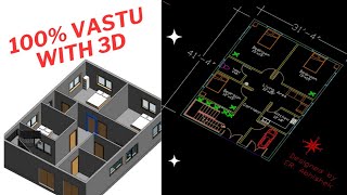 3 BHK Plan  Full Vastu  on 1200 sq ft plot [upl. by Barthelemy834]