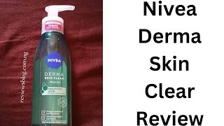 Nivea Derma Skin Clear Wash Gel Review [upl. by Lederer359]