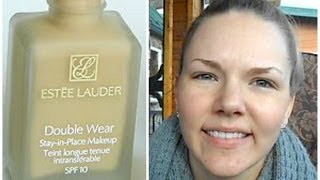 First Impression Estee Lauder Double Wear Foundation [upl. by Scarface]