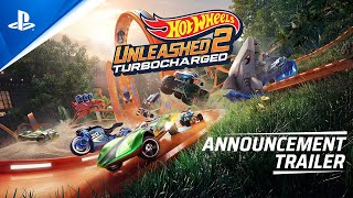 Hot Wheels Unleashed 2  Turbocharged  Announcement Trailer  PS5 amp PS4 Games [upl. by Vijnas]