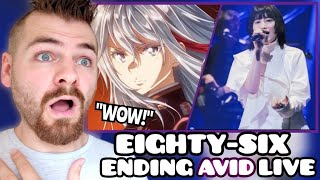 Reacting to EIGHTYSIX ENDING quotAVIDquot  Sawano Hiroyuki x Mizuki LIVE  nZk  REACTION [upl. by Devland]