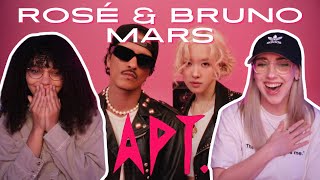 COUPLE REACTS TO ROSÉ amp Bruno Mars  APT Official Music Video [upl. by Ardnaeed]