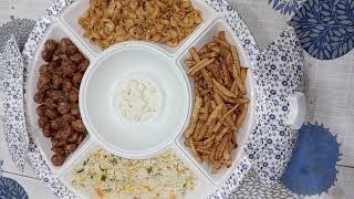 Restaurant style platter  Garnishing platters for parties  House warming food garnishing recipe [upl. by Mailliwnhoj]