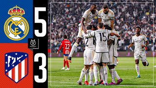 Real Madrid 53 Atlético de Madrid  HIGHLIGHTS  Spanish Super Cup [upl. by Omero]