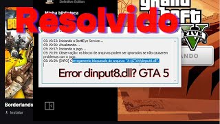 RESOLVIDO Error dinput8dll for GTA 5 [upl. by Arac]