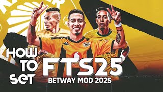 HOW TO EXTRACT AND SET FTS 2025 MOD BETWAY PREMIERSHIP FIRST TOUCH SOCCER BETWAY PREMIERSHIP MOD [upl. by Ilka]