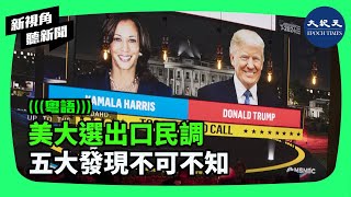 美國總統大選塵埃落定。兩黨目前都在研究出口民調，期待從中發現特朗普獲勝、副總統賀錦麗落敗的原因，以及目前趨勢對未來選舉的影響和啟示 新視角聽新聞 香港大紀元新唐人聯合新聞頻道 [upl. by Weinberg]