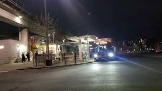 Translink Bus Departing At ScottRoad Station TransLink [upl. by Nosreffej]