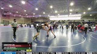 HS Boys 285 Jaylen Ignacio Stout Wrestling Academy Vs Jonathan Lee Hermiston High School Wrestling [upl. by Atinwahs]