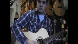 Washburn Comfort Series WCG25SCE Demo [upl. by Lamori524]