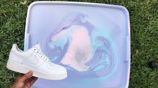 HYDRO DIPPING AIR FORCE 1’s [upl. by Josefa]