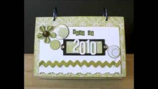 2010 Calendar from scrapbooking supplies [upl. by Esiled]