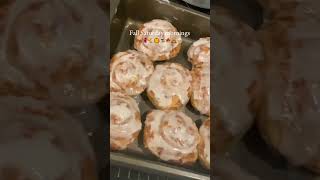 Cinnamon rolls 🤤🥯 preppygrwm fall skincarepreppygrwm cinamonroll preppygrwm morningroutine [upl. by Nikolai828]