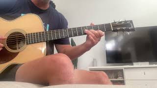 Jiffy Jam Jerry Reed cover Collings om2h [upl. by Aerdnwahs]